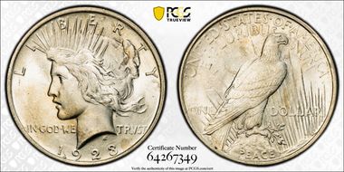 1923 $1 MS64