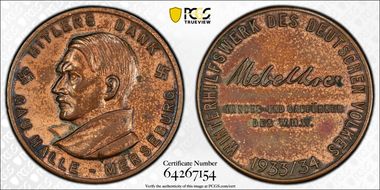 1934 Medal C-60 Cu N1BN