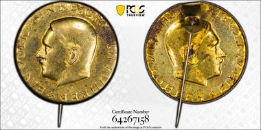 (1933-45) Medal C-201 28mm Brass-Plated Steel With RK AU58