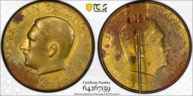 (1933-45) Medal C-201 28mm Brass-Plated Steel Without RK N1
