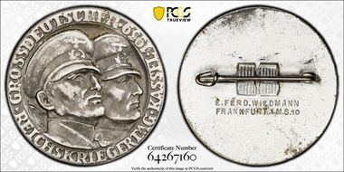 1939 Medal German Soldiers Day C-230 Al AU50