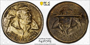 1934 Medal C-209 Silvered AE AU58