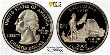 2005-S 25C California PR69DCAM