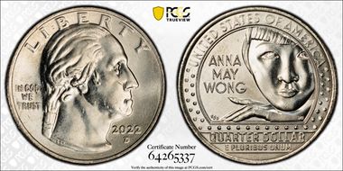 2022-D 25C Anna May Wong MS63