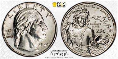 2024-D 25C Celia Cruz MS64