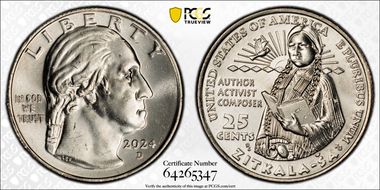 2024-D 25C Zitkala-Ša MS64