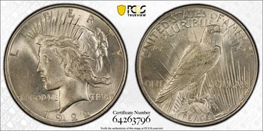 1922-D $1 MS63