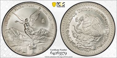 1996-Mo Onza Libertad Ag MS68