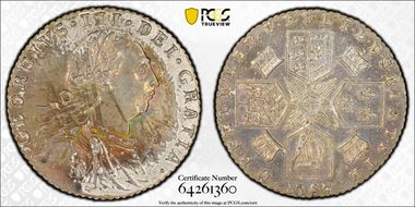 1787 6D S-3748 w/o Hearts MS62