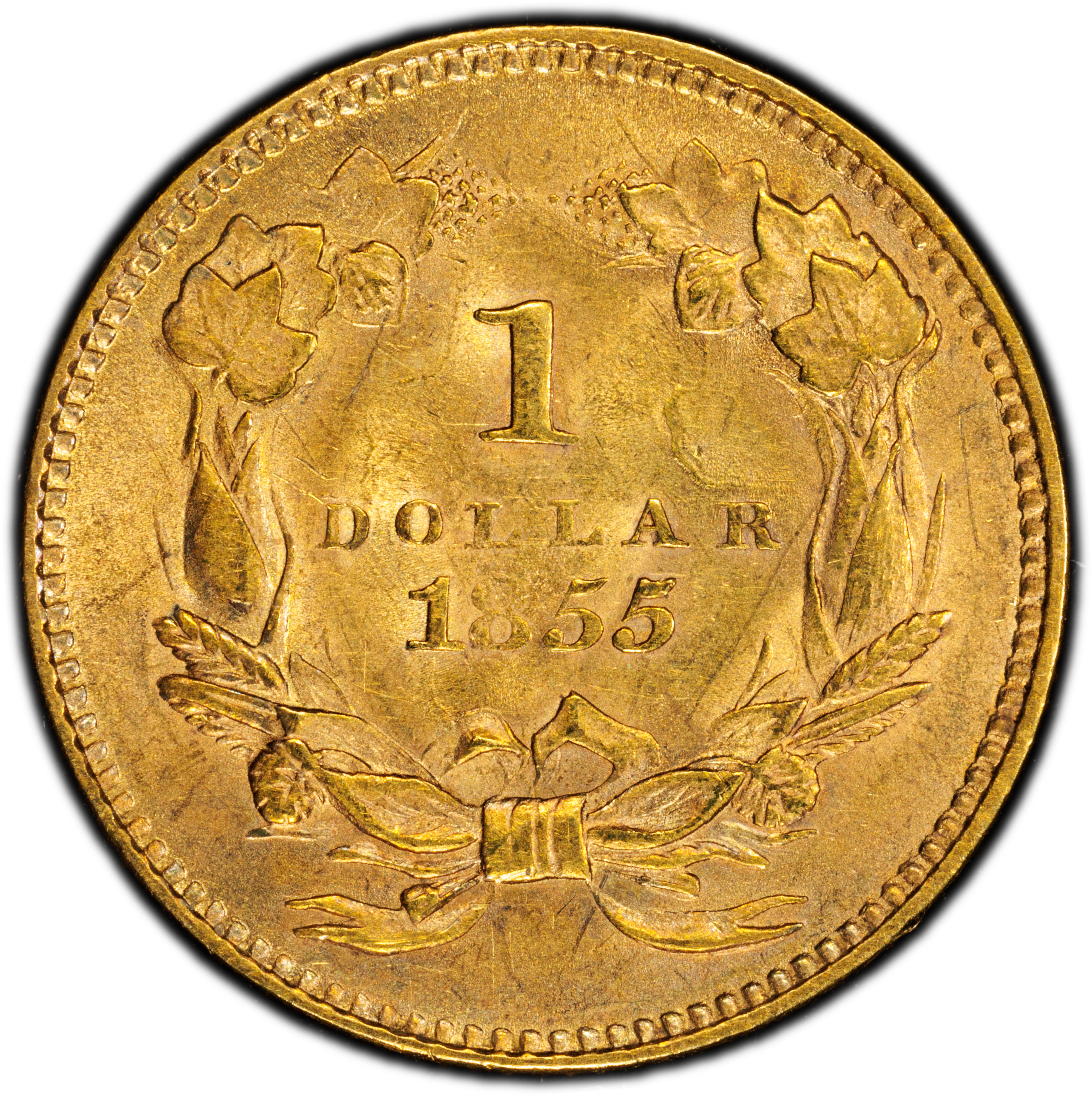 thumbnail for: 1855 G$1 Type 2 MS CAC