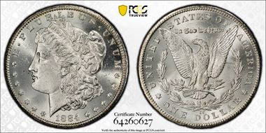 1884-CC $1 N1