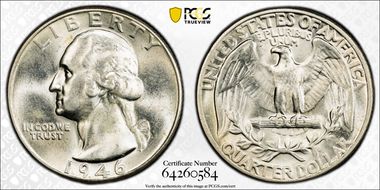 1946 25C DDO, FS-101 MS63