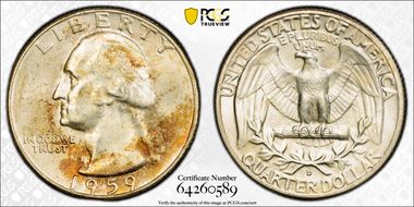 1959-D 25C N1