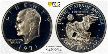 1971-S $1 Silver PR68CAM
