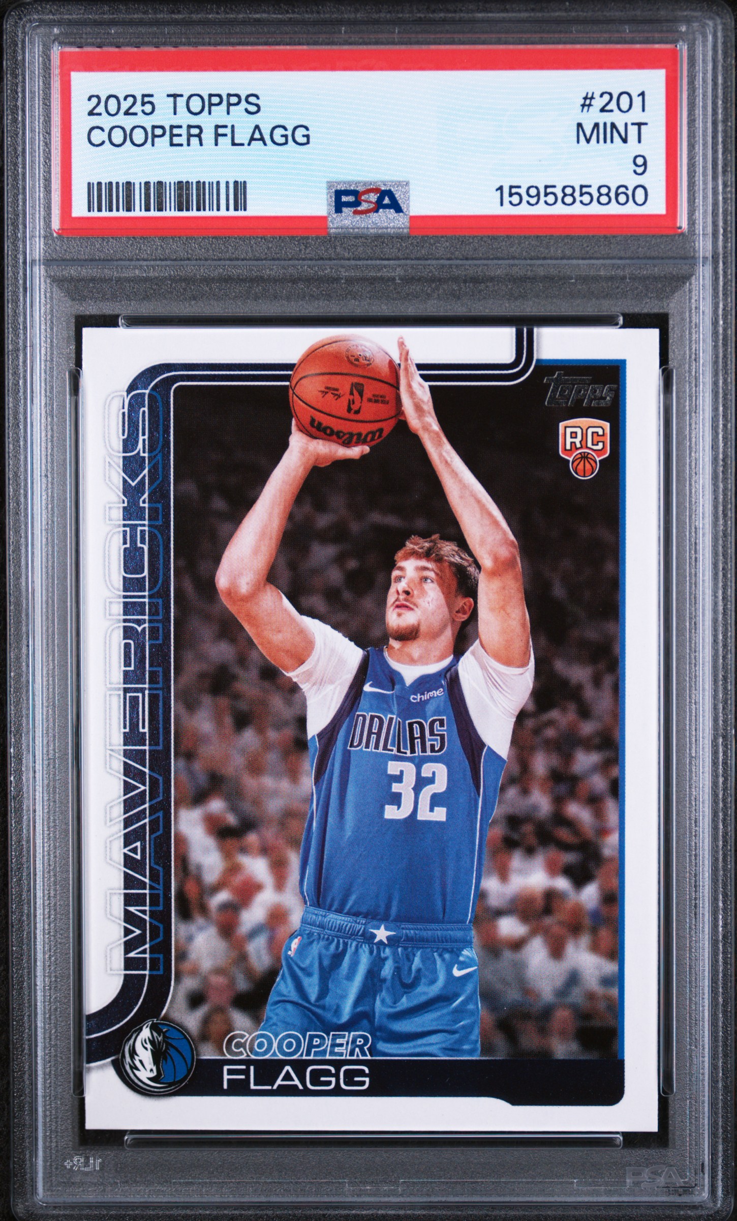 2025 #201 Cooper Flagg PSA 9 Topps