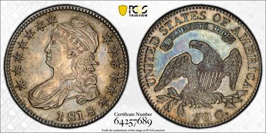 1818 50C O-114a AU53
