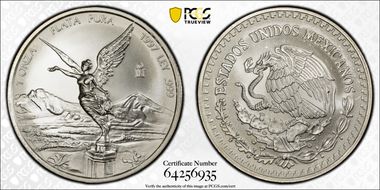 1997-Mo Onza Libertad Ag MS69