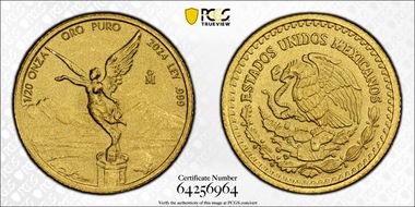 2024-Mo 1/20 oz Libertad Au MS70
