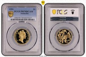 1991 $1 PR70DCAM