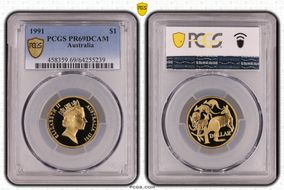 1991 $1 PR69DCAM