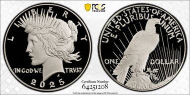2025-S $1 Peace Dollar PR70DCAM