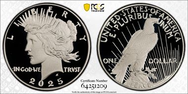 2025-S $1 Peace Dollar PR69DCAM