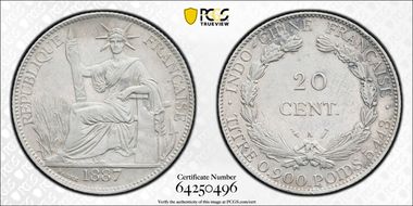 1887-A 20C Lec-189 AU53