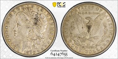 1880 $1 AU50