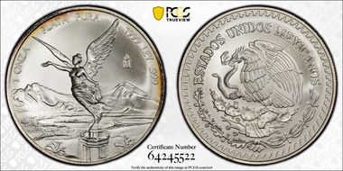 1999-Mo Onza Libertad Ag MS69