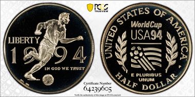 1994-P 50C World Cup PR68DCAM