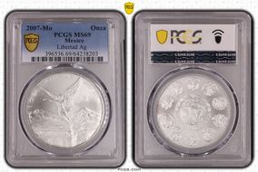 2007-Mo Onza Libertad Ag MS69