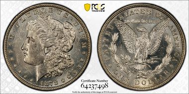 1878 8TF $1 VAM 14.11, Wild Eye N1