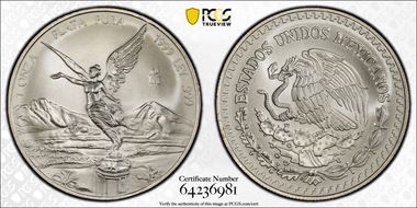 1999-Mo Onza Libertad Ag MS67