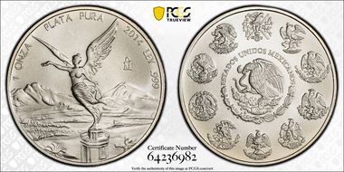 2014-Mo Onza Libertad Ag MS68
