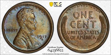 1917-S 1C MS63BN