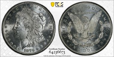 1879-S $1 VAM 42, Rev. of 1878 MS63