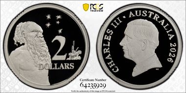 2026 $2 Silver PR70DCAM