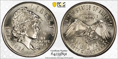 2026-D 10C Emerging Liberty First Strike MS67
