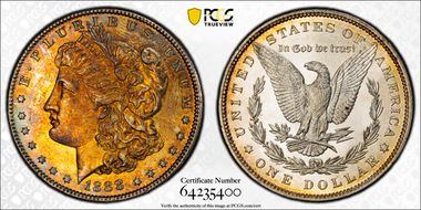 1888 $1 MS64