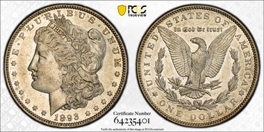 1893 $1 AU50