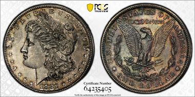 1881-S $1 MS62