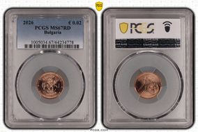 2026 € 0.02 MS67RD