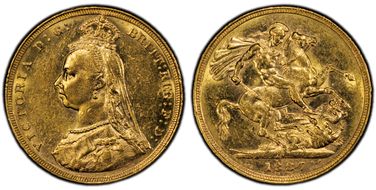 1887-M Sov S-3867 DISH M3 1st Obv JEB Lower Spaced AU58