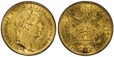 1855-A Ducat KM-2263  Au N1