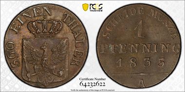 1835-A Pfg MS62BN