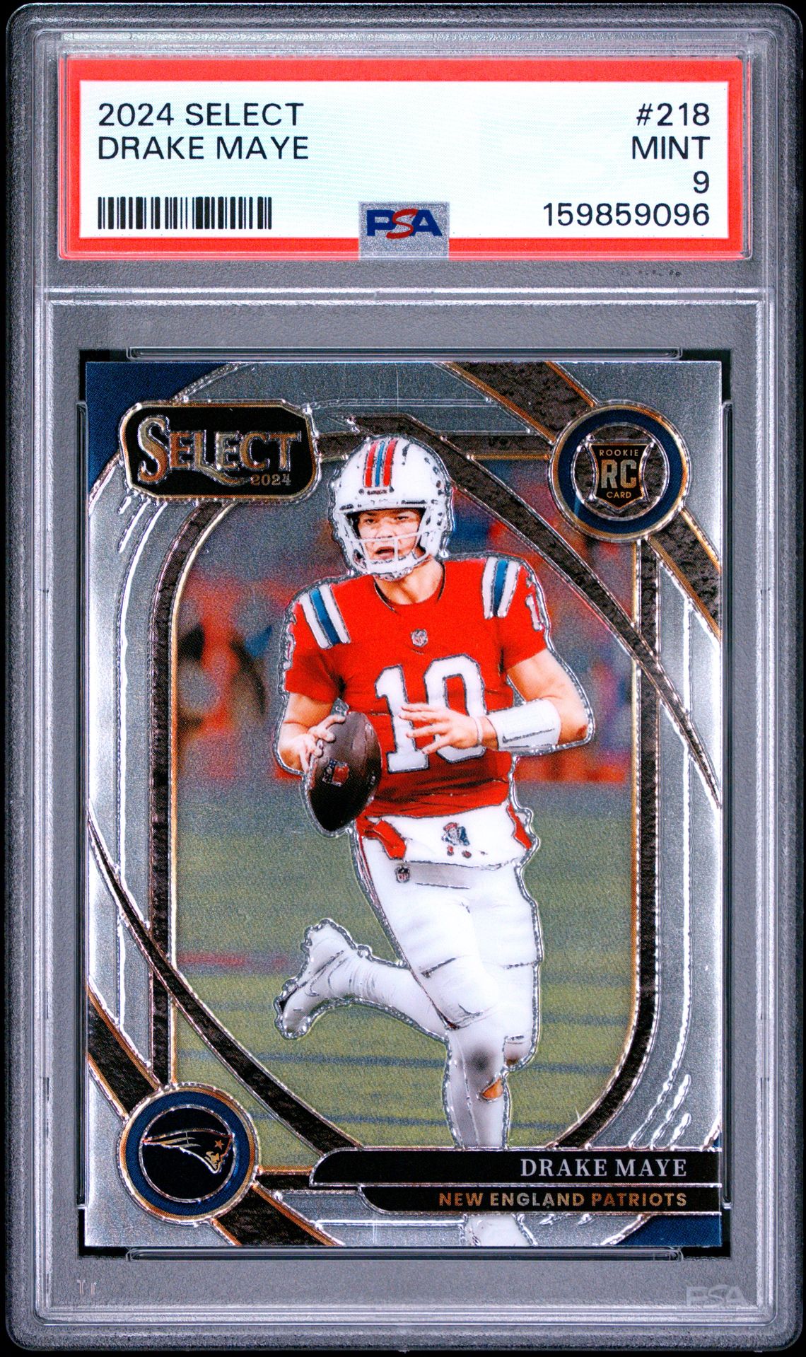 2024 Panini Select Drake Maye #218 Mint 9 front