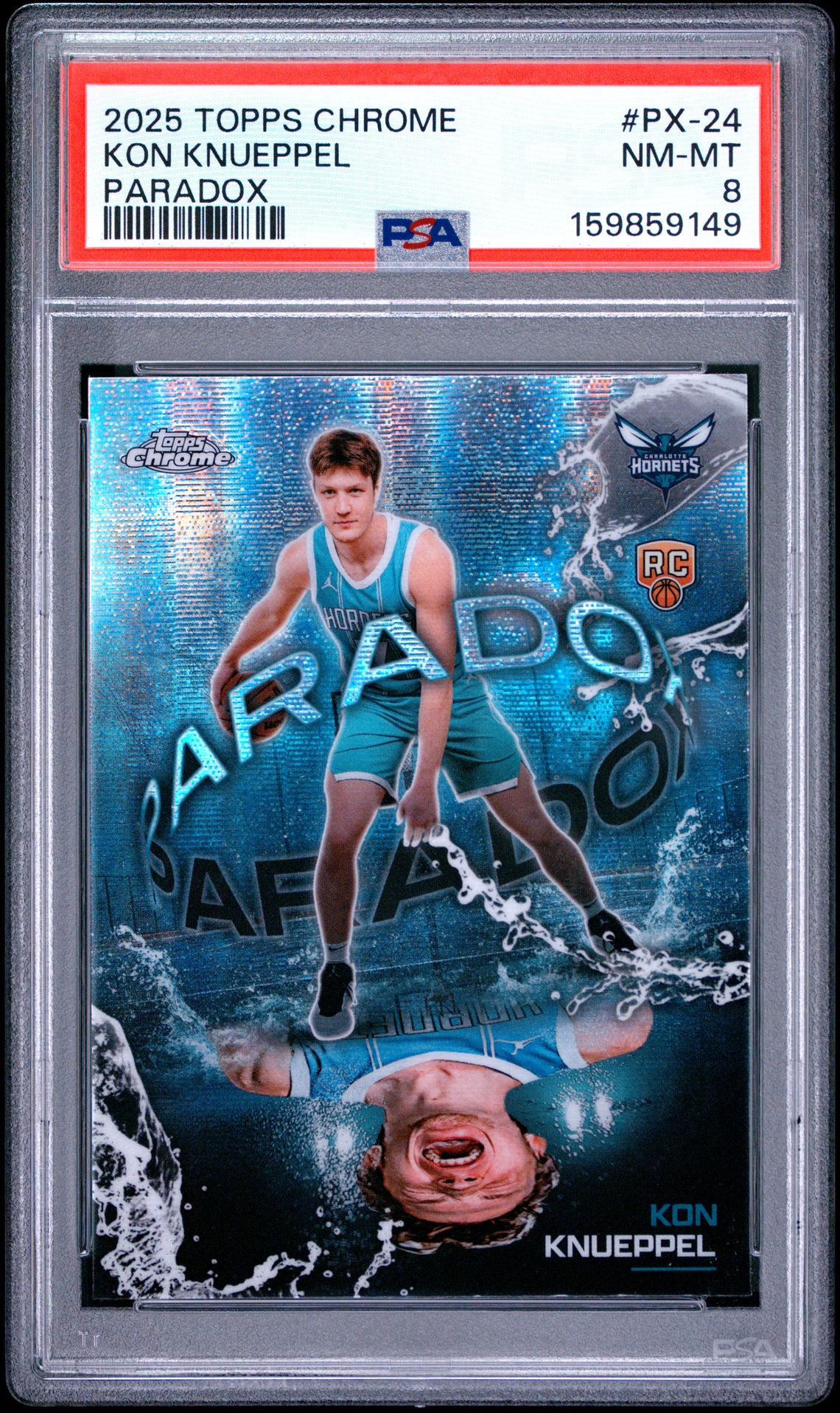 2025 Topps Chrome Paradox Kon Knueppel #Px-24 Nm-Mt 8 front