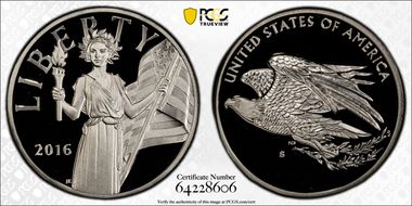 2016-S Medal American Liberty PR70DCAM