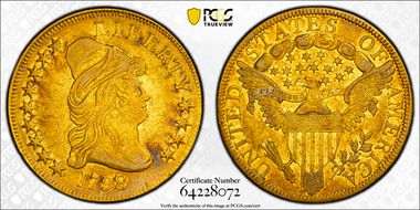 1798/7 $10 9X4 Stars VF30