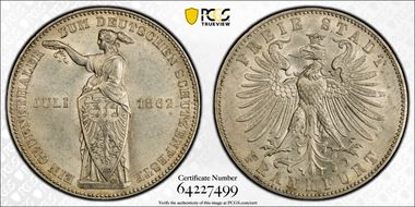 1862 Thaler Shooting MS61
